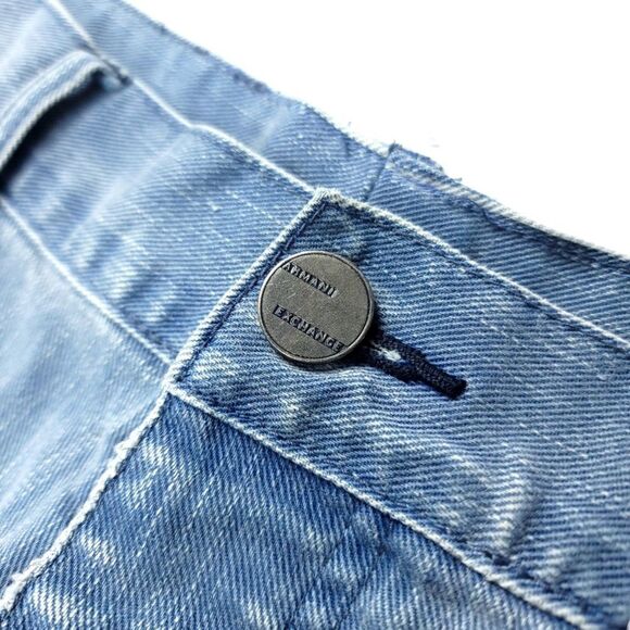 Armani Exchange Light Wash Slim Tapered Denim Jeans 31 Mens Minimal Designer - Picture 3 of 8